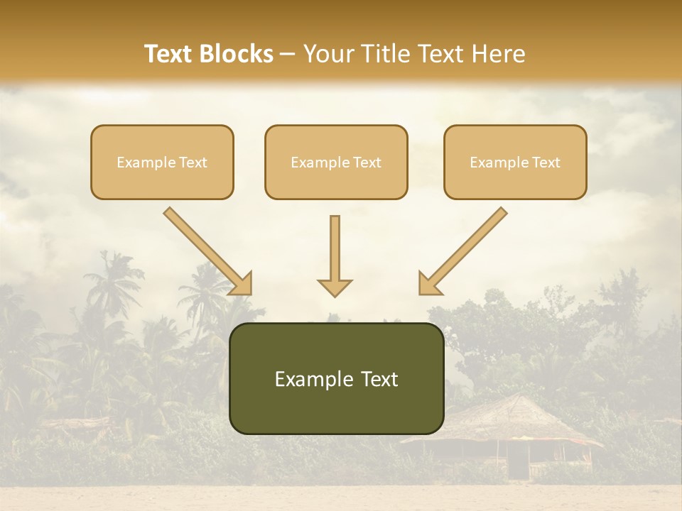 Space Paradise Natural PowerPoint Template