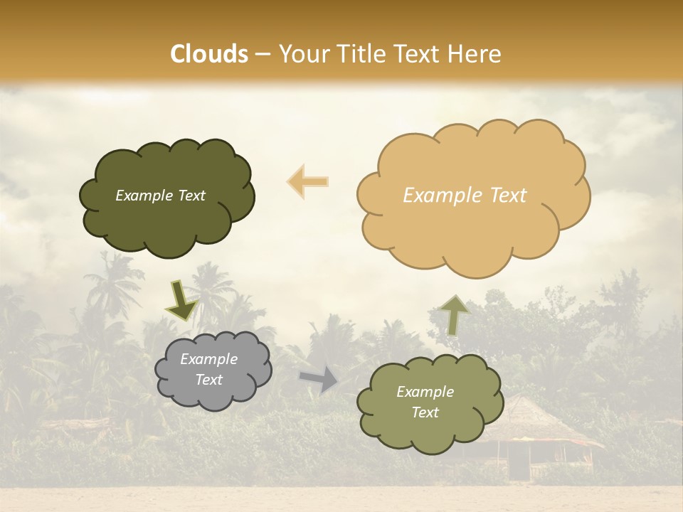 Space Paradise Natural PowerPoint Template