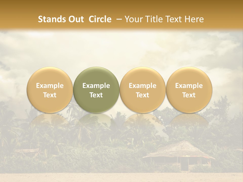 Space Paradise Natural PowerPoint Template