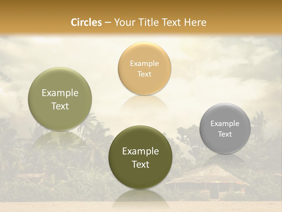 Space Paradise Natural PowerPoint Template