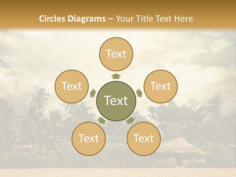 Space Paradise Natural PowerPoint Template
