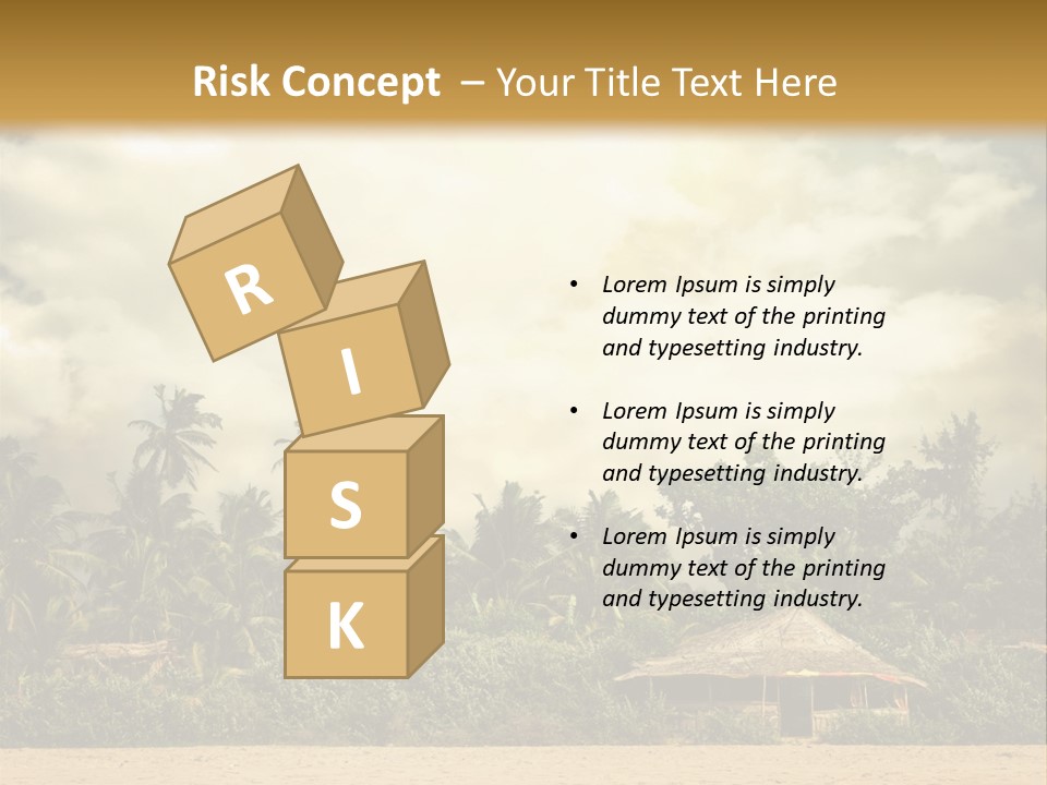 Space Paradise Natural PowerPoint Template