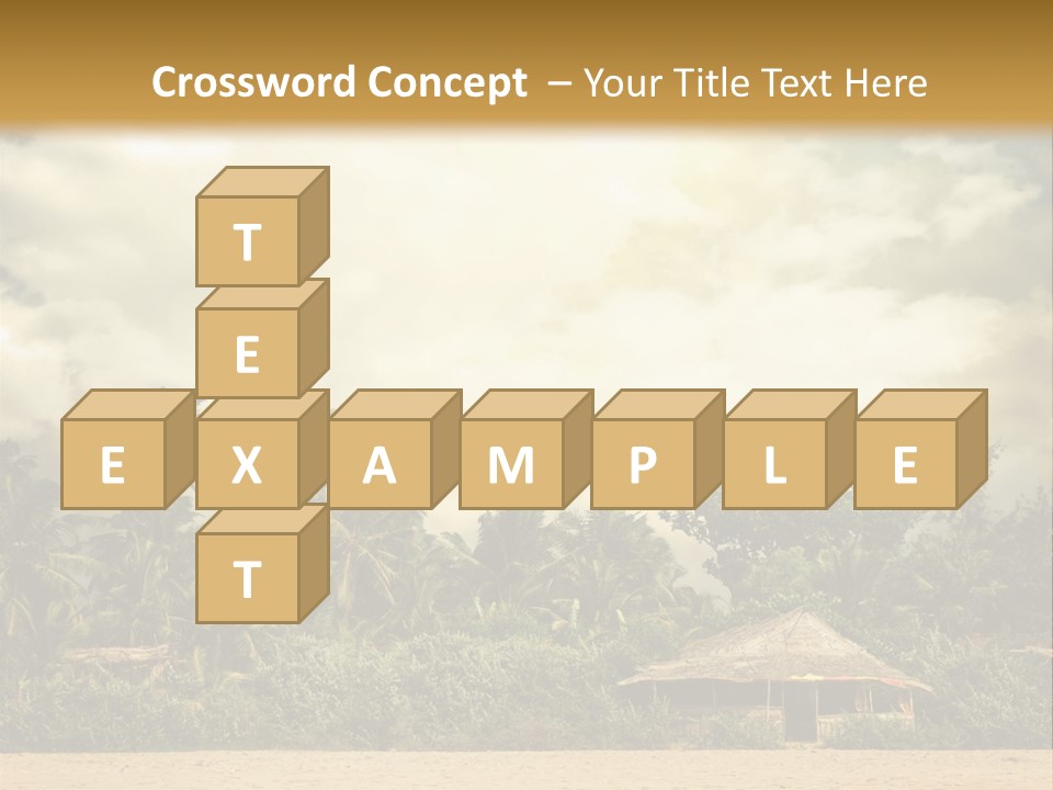 Space Paradise Natural PowerPoint Template