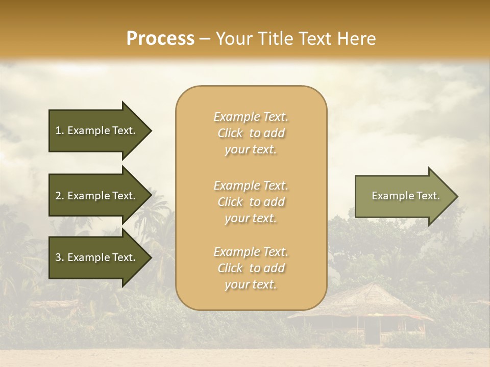 Space Paradise Natural PowerPoint Template