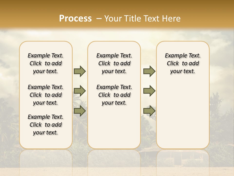 Space Paradise Natural PowerPoint Template