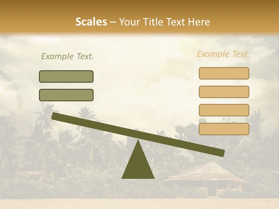 Space Paradise Natural PowerPoint Template