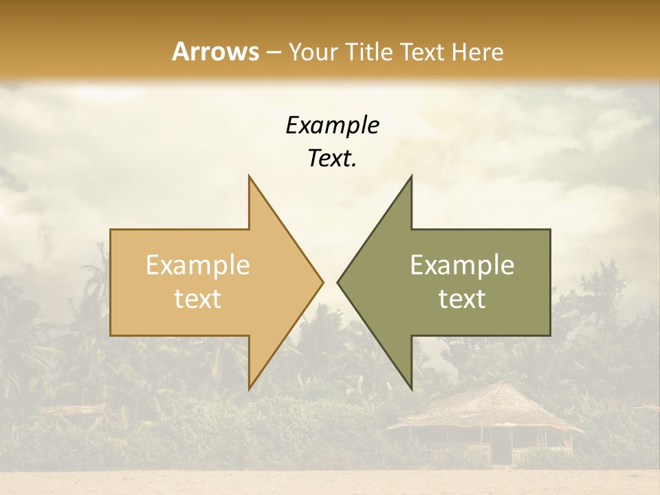 Space Paradise Natural PowerPoint Template