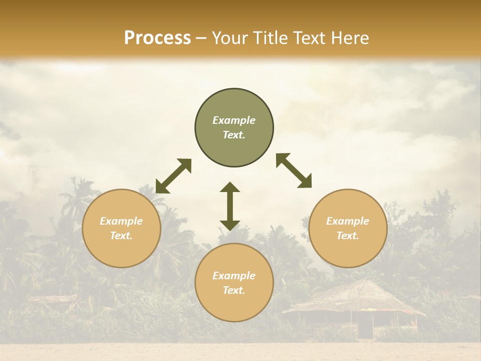 Space Paradise Natural PowerPoint Template