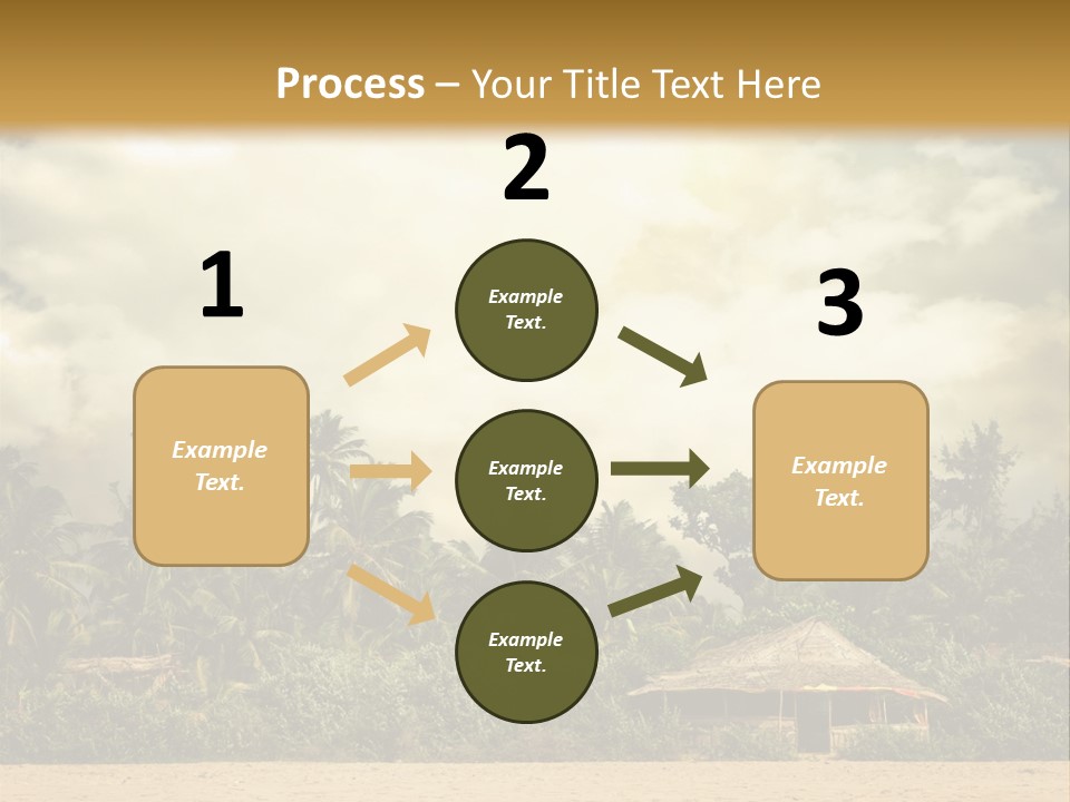 Space Paradise Natural PowerPoint Template