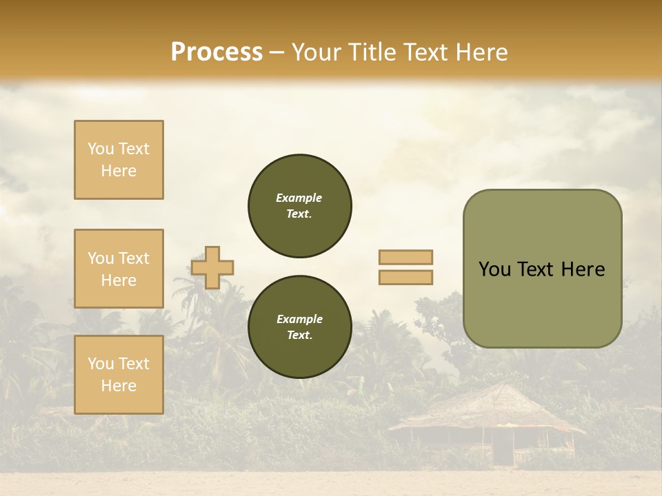 Space Paradise Natural PowerPoint Template