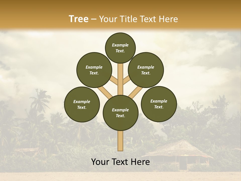 Space Paradise Natural PowerPoint Template