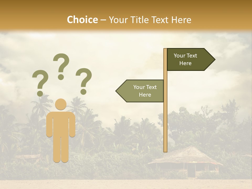 Space Paradise Natural PowerPoint Template