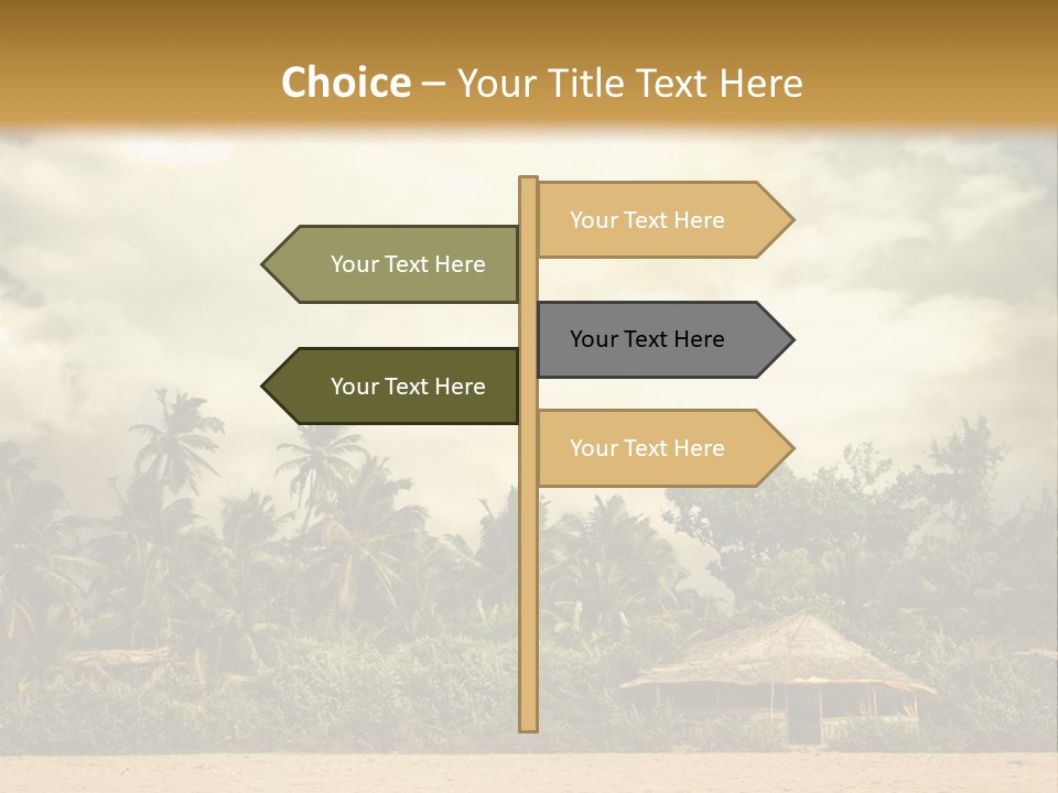 Space Paradise Natural PowerPoint Template