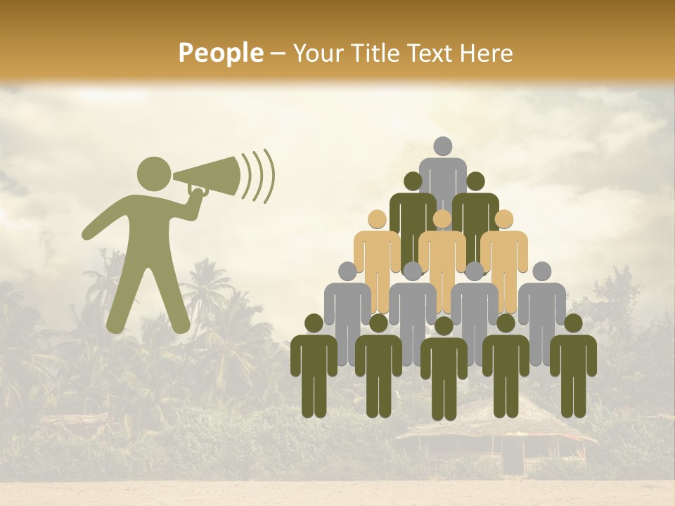 Space Paradise Natural PowerPoint Template