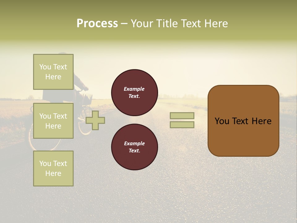 Yellow Ride Long PowerPoint Template