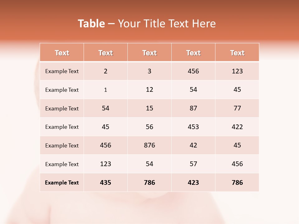 Body Human Innocent PowerPoint Template