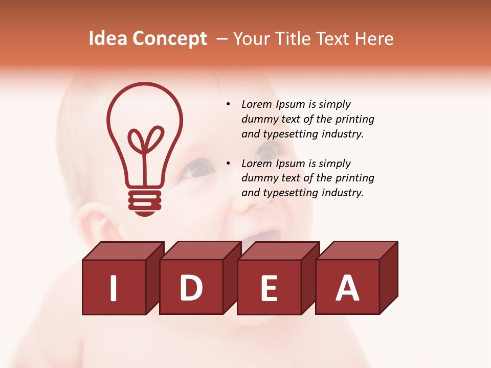 Body Human Innocent PowerPoint Template