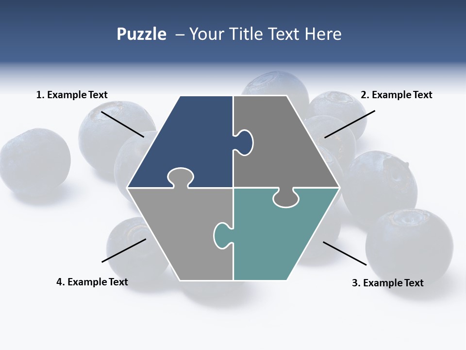 Cranberry Spring Strawberries PowerPoint Template