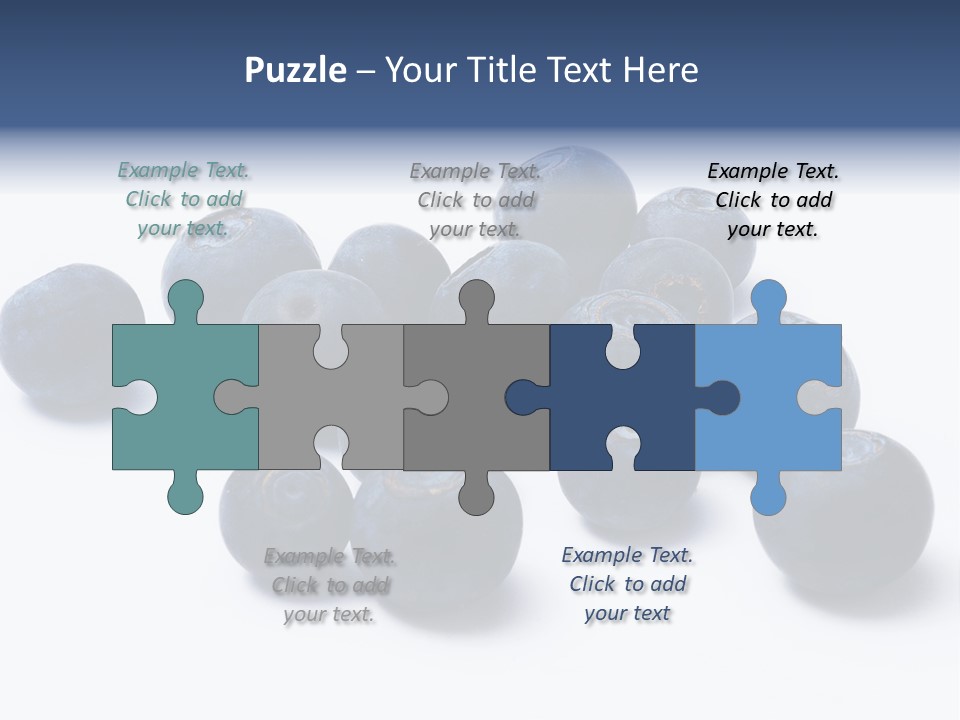 Cranberry Spring Strawberries PowerPoint Template