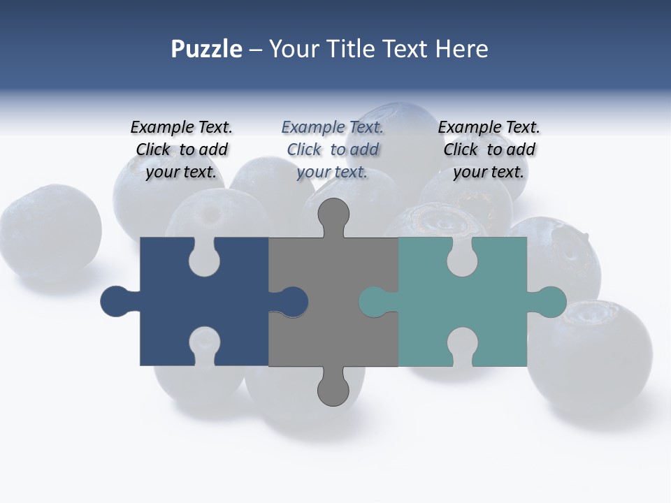 Cranberry Spring Strawberries PowerPoint Template