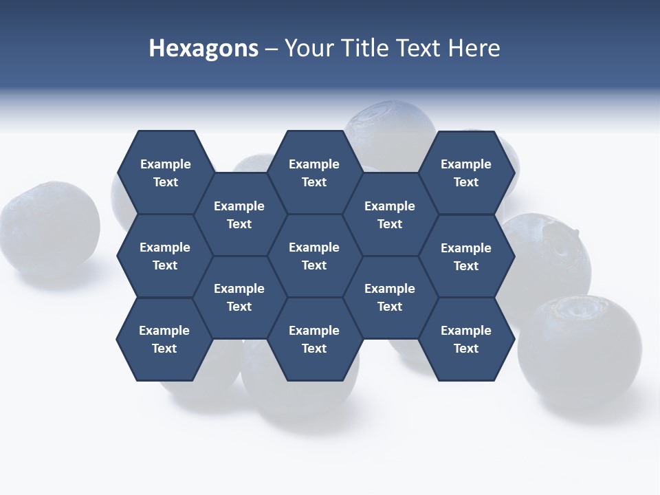 Cranberry Spring Strawberries PowerPoint Template