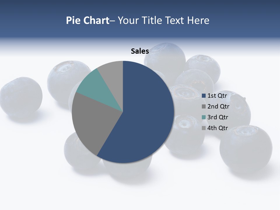 Cranberry Spring Strawberries PowerPoint Template