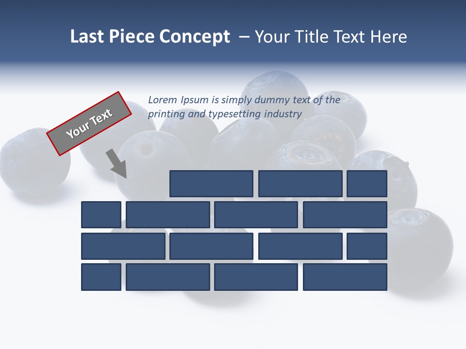 Cranberry Spring Strawberries PowerPoint Template