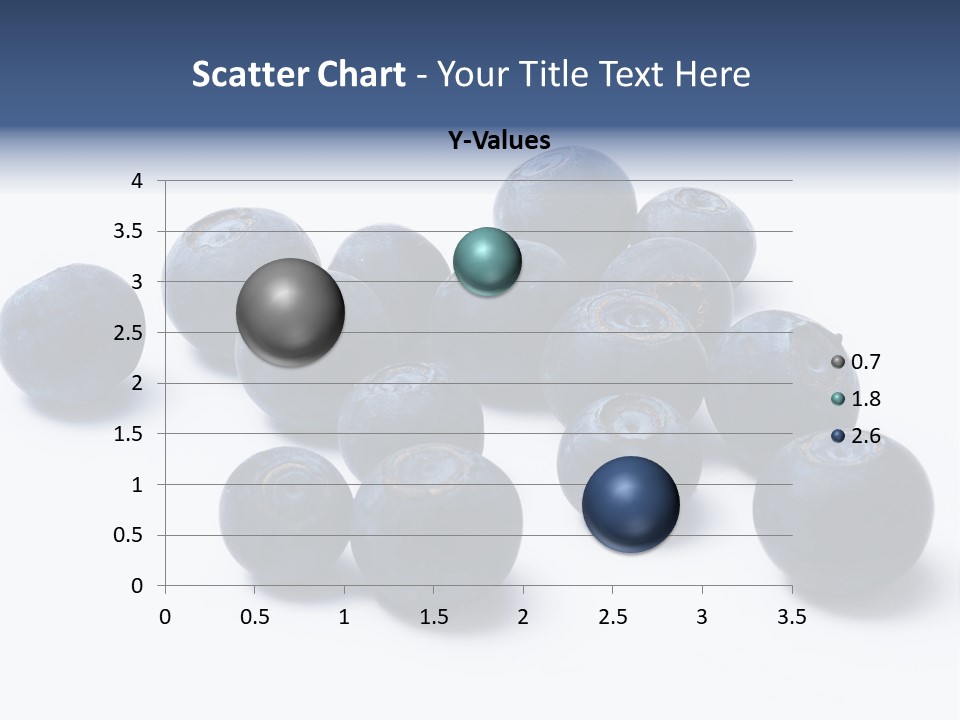 Cranberry Spring Strawberries PowerPoint Template