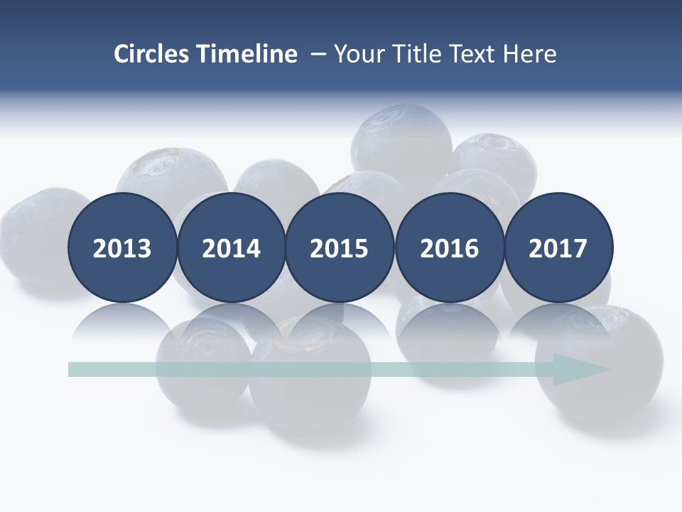 Cranberry Spring Strawberries PowerPoint Template