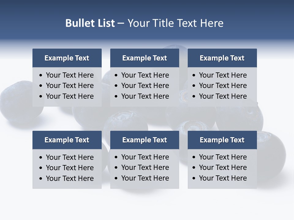 Cranberry Spring Strawberries PowerPoint Template
