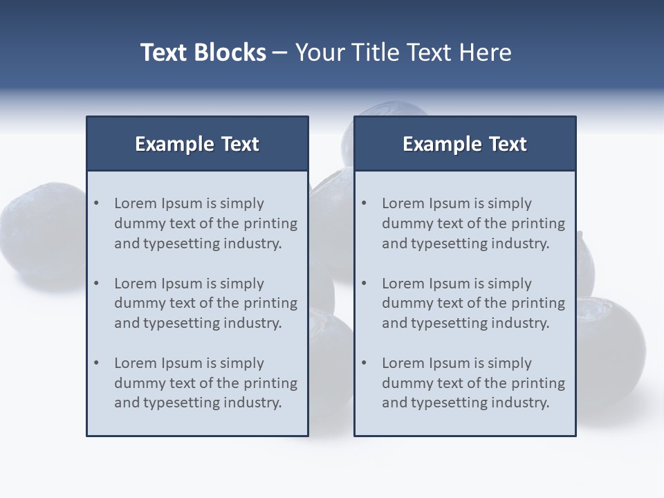 Cranberry Spring Strawberries PowerPoint Template