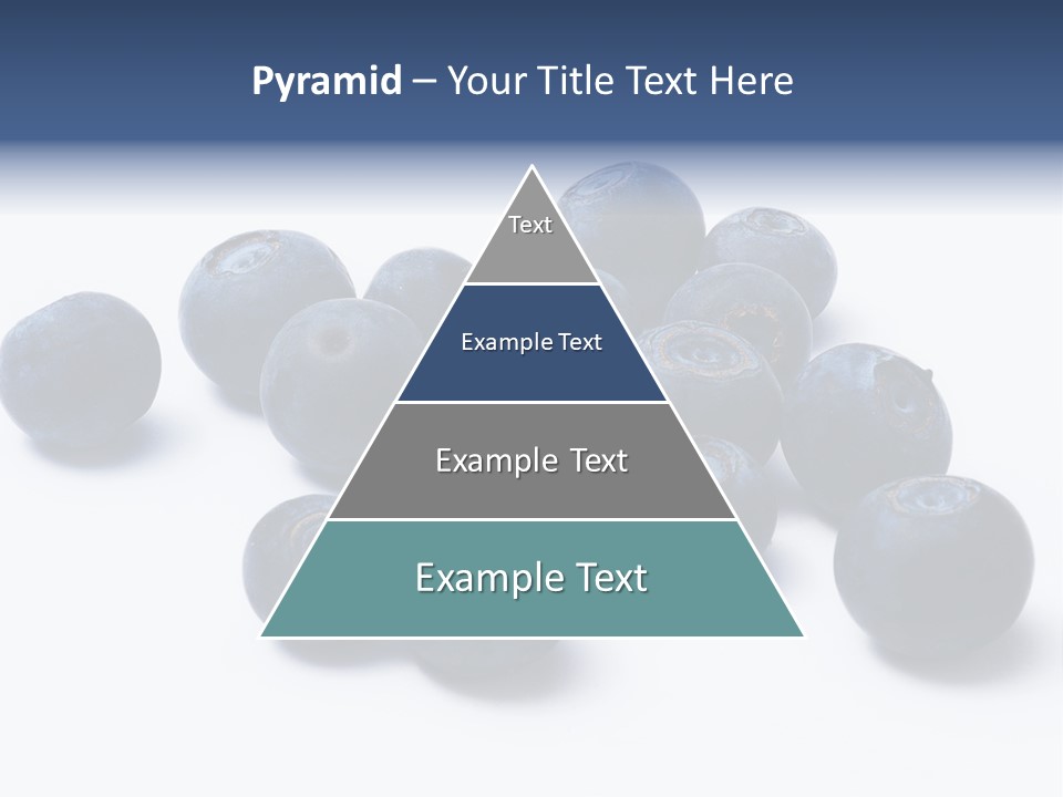 Cranberry Spring Strawberries PowerPoint Template