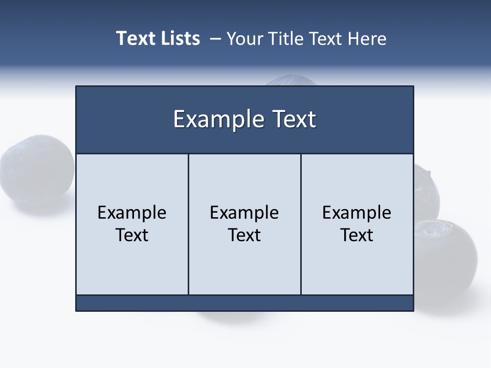 Cranberry Spring Strawberries PowerPoint Template