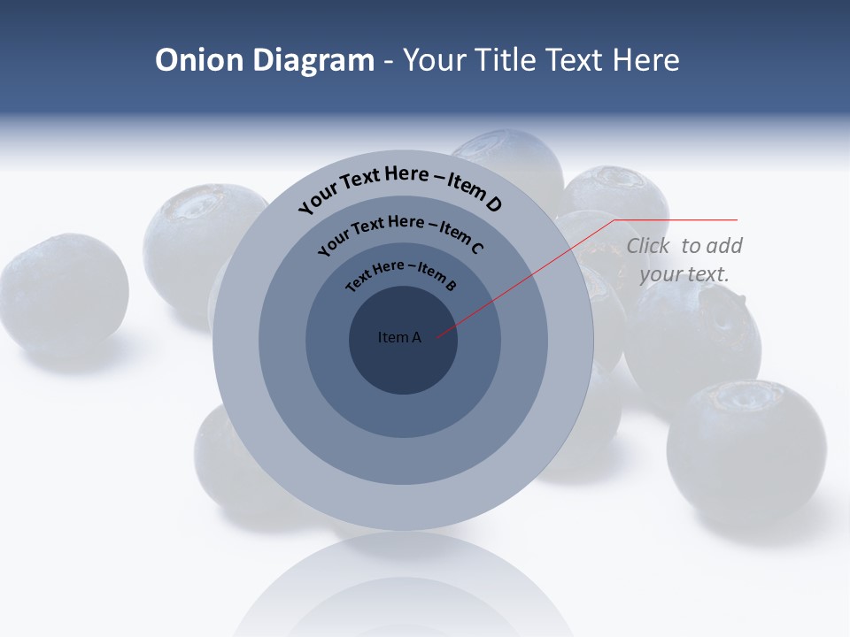Cranberry Spring Strawberries PowerPoint Template