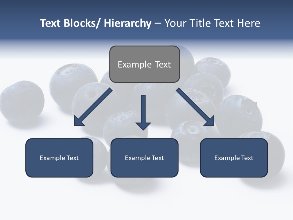Cranberry Spring Strawberries PowerPoint Template
