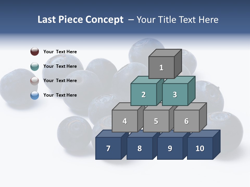 Cranberry Spring Strawberries PowerPoint Template