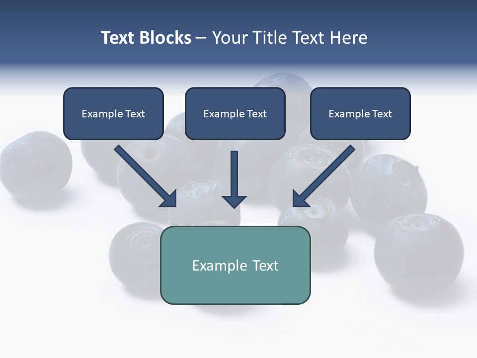 Cranberry Spring Strawberries PowerPoint Template