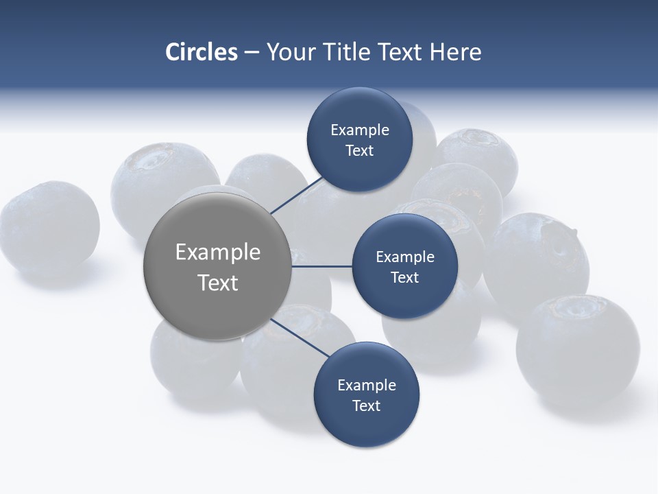 Cranberry Spring Strawberries PowerPoint Template