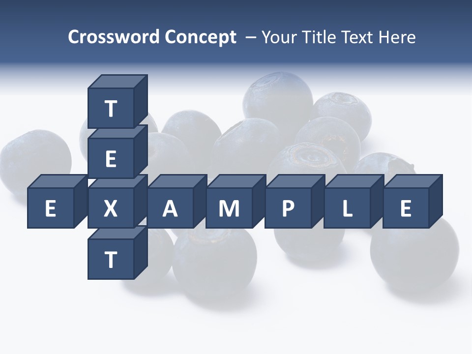 Cranberry Spring Strawberries PowerPoint Template