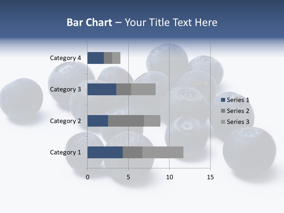 Cranberry Spring Strawberries PowerPoint Template