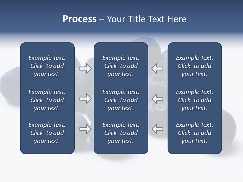 Cranberry Spring Strawberries PowerPoint Template