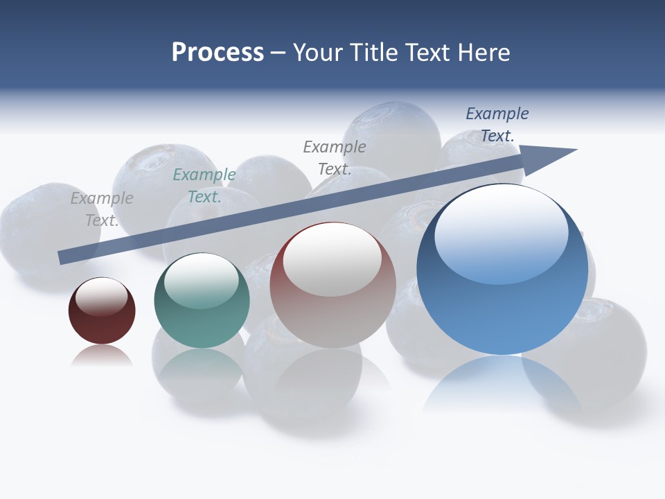 Cranberry Spring Strawberries PowerPoint Template