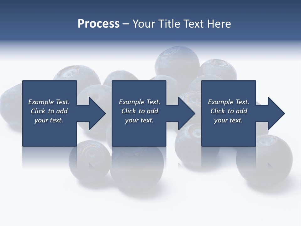 Cranberry Spring Strawberries PowerPoint Template