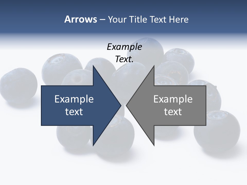 Cranberry Spring Strawberries PowerPoint Template