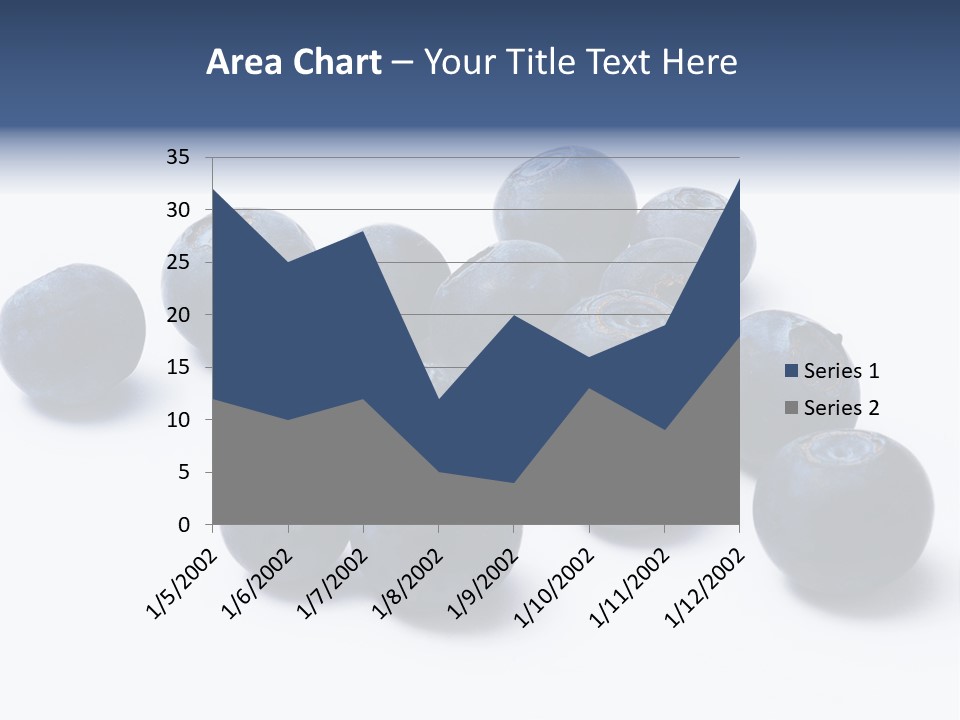 Cranberry Spring Strawberries PowerPoint Template