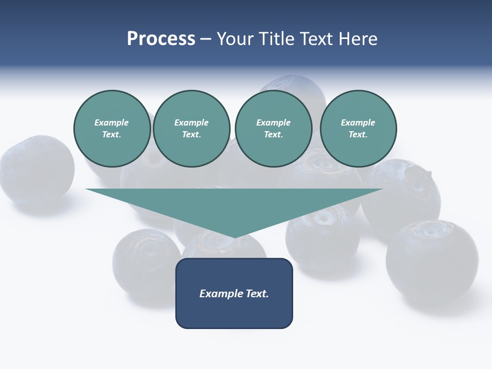 Cranberry Spring Strawberries PowerPoint Template