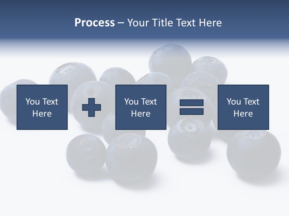 Cranberry Spring Strawberries PowerPoint Template