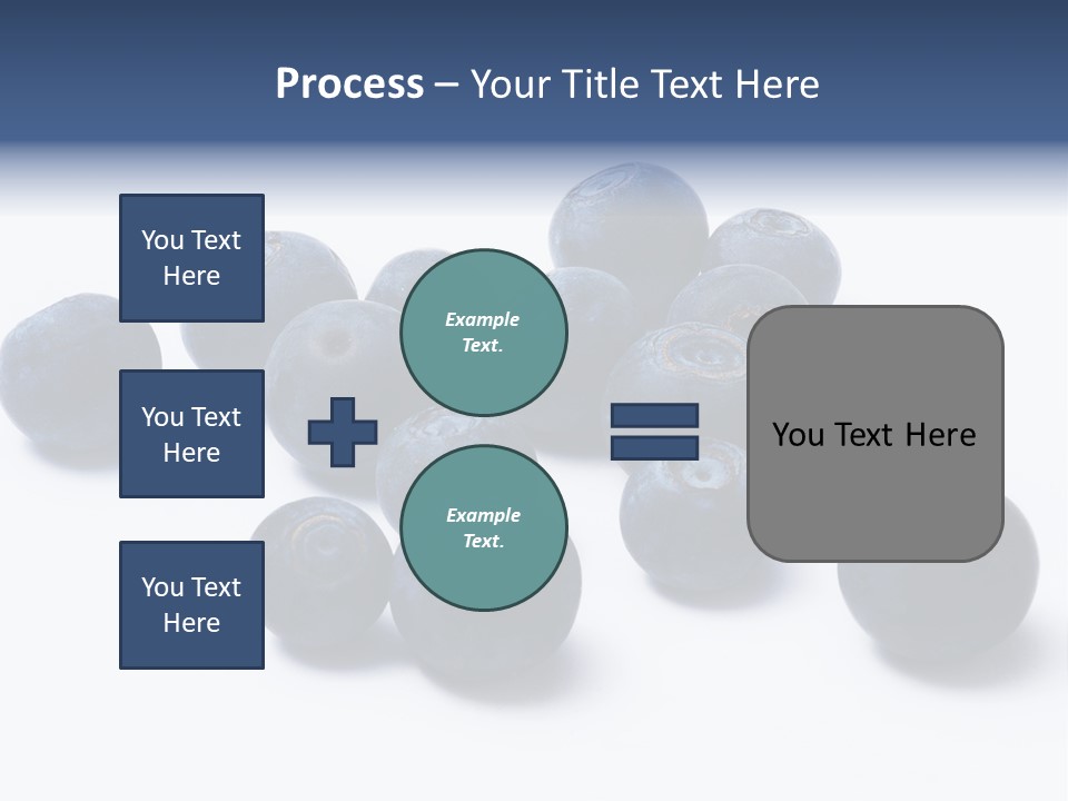 Cranberry Spring Strawberries PowerPoint Template