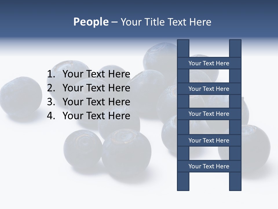 Cranberry Spring Strawberries PowerPoint Template