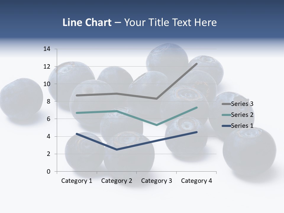 Cranberry Spring Strawberries PowerPoint Template